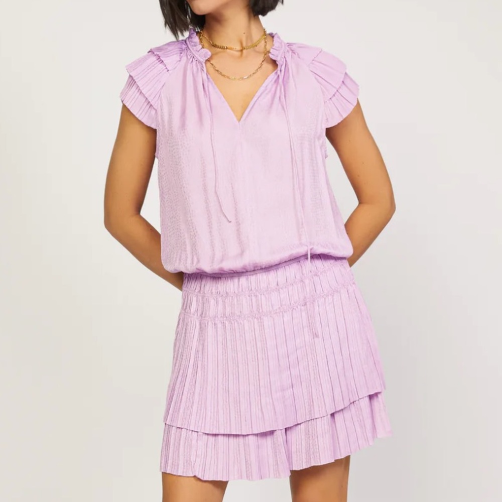 Current Air Pleated Mini Dress